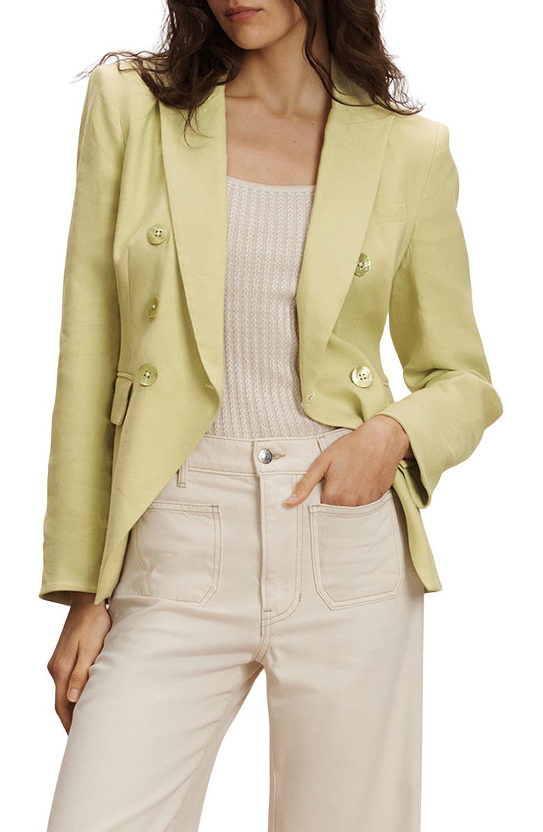 Veronica Beard Miller Dickey Jacket, Main, color, Pistachio