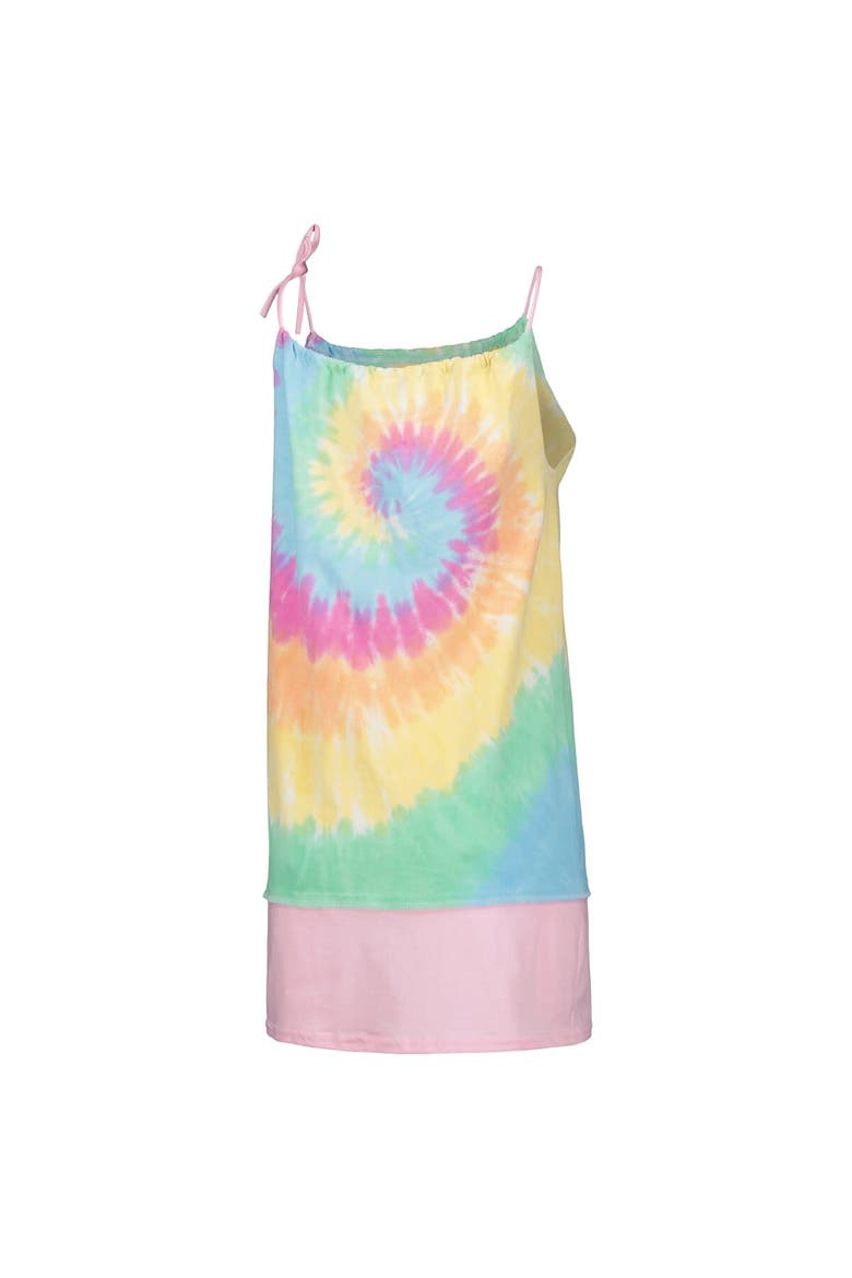 Women's Refried Apparel White Chicago Cubs Tie-Dye Tank Dress, Alternate, color, White