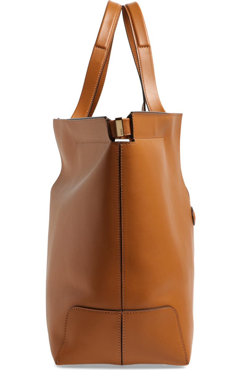 Tod's Di Bag Folio Leather Shopper, Alternate, color,