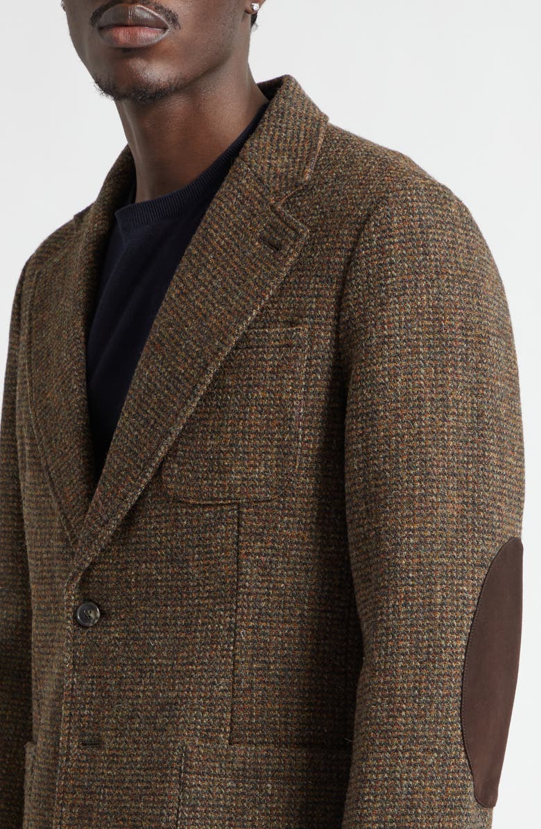 Noah Harris Tweed Wool Sack Jacket, Alternate, color, Multi Brown