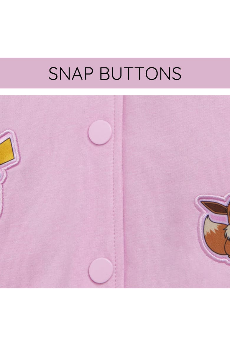 Varsity Bomber Jacket, Alternate, color, Pink Off White