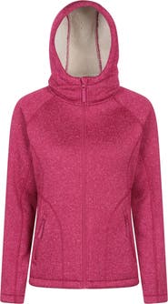 Mountain Warehouse Nevis Faux Fur Lined Full Zip Hoodie