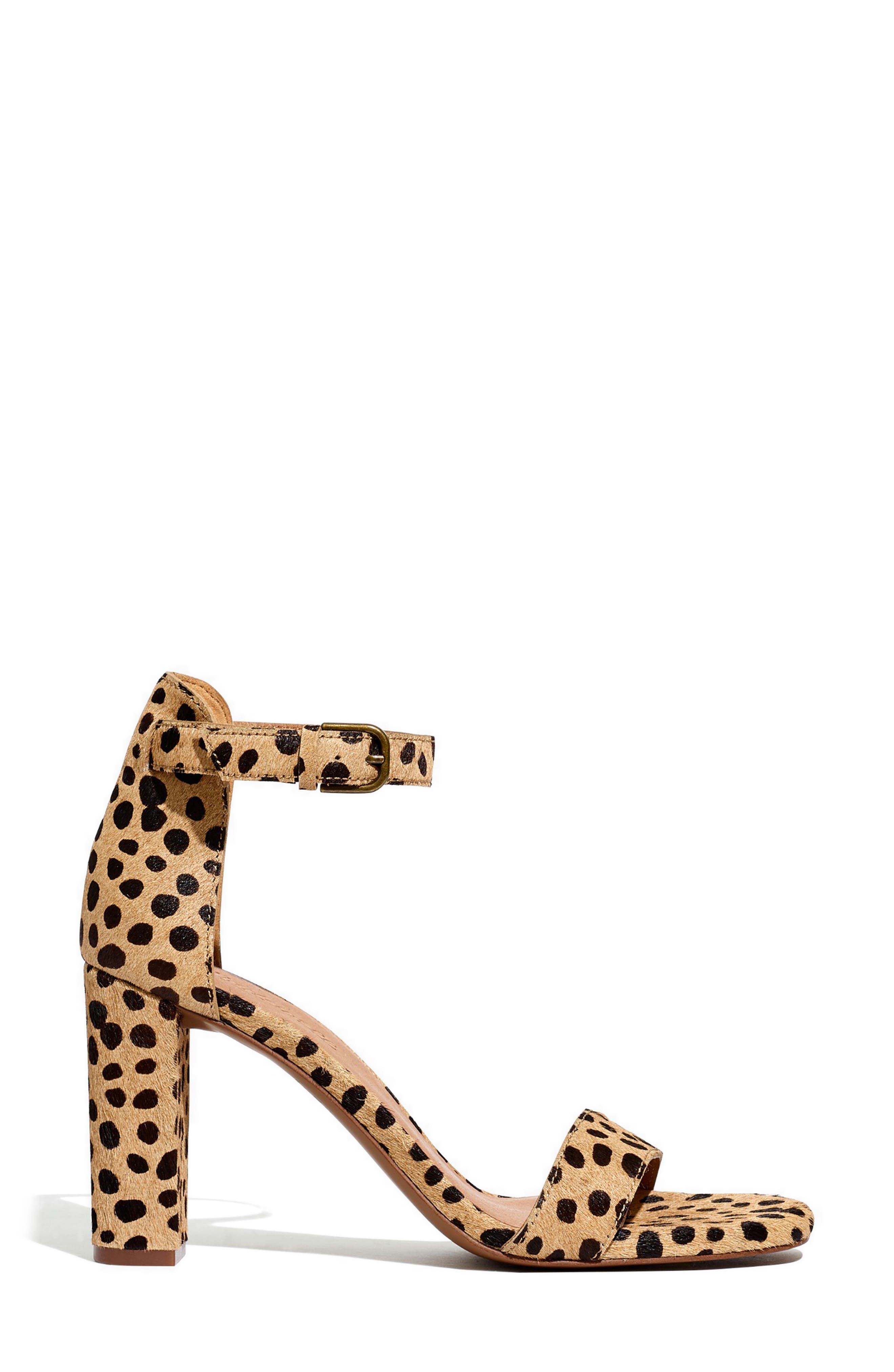 The Brooke Ankle Strap Sandal, Alternate, color, SAND DUNE MULTI CALF HAIR