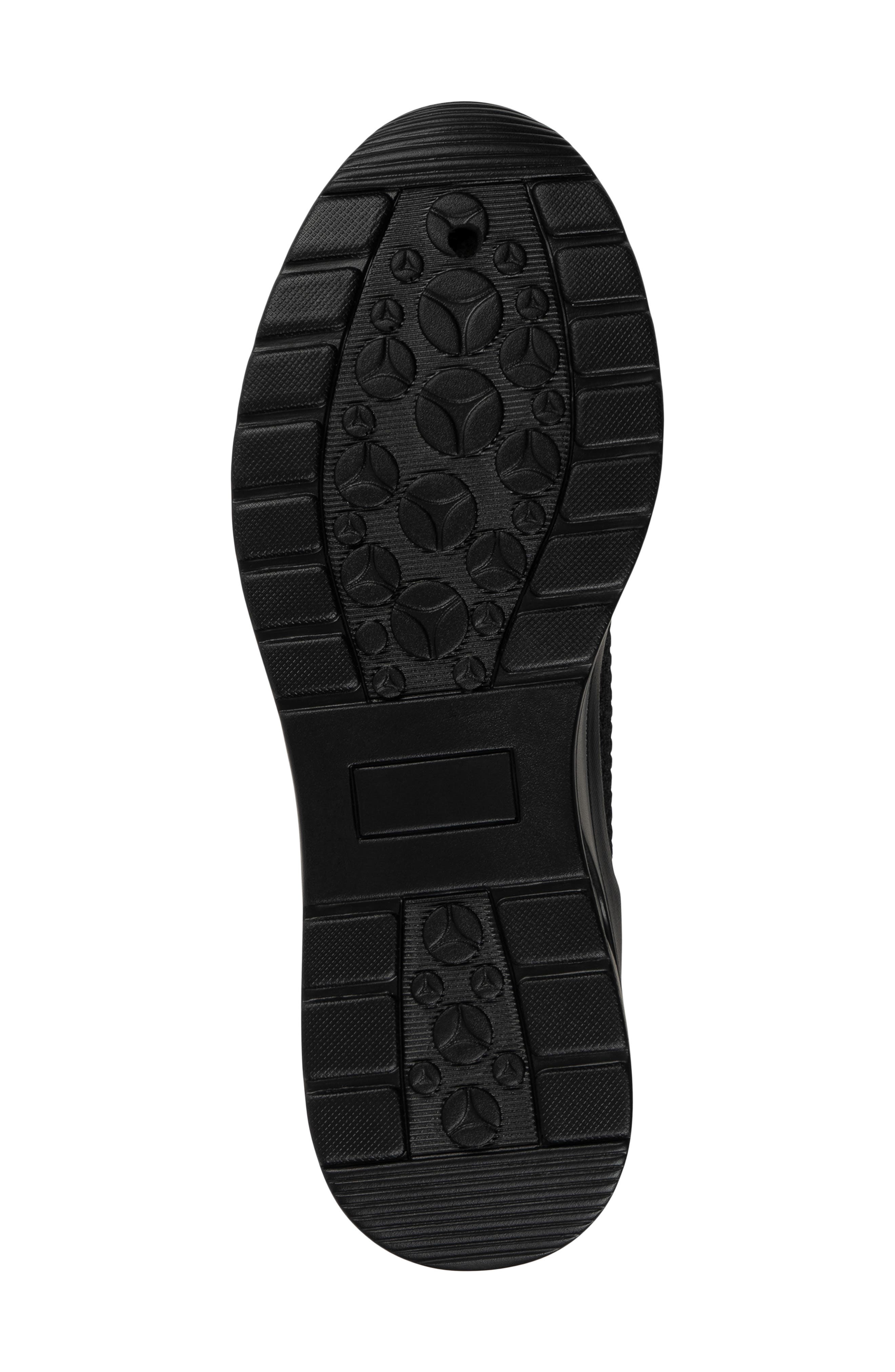 Eagan Wedge Sneaker, Alternate, color, BLACK