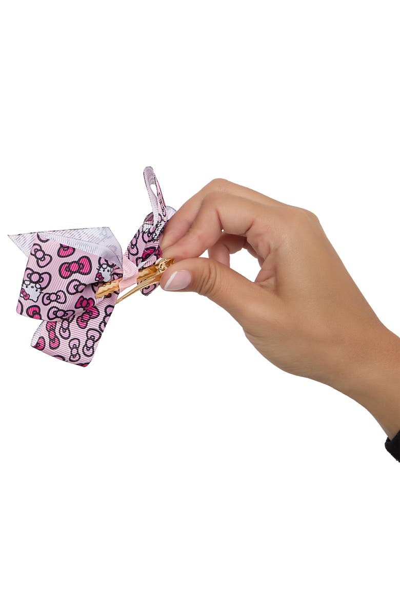 Hair Clips Bow Set 3-Piece Set Official License,  Pink Bows, Alternate, color, Pink