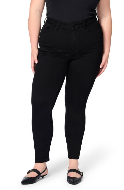MXP High Waist Skinny Jeans (Raven) (Plus)