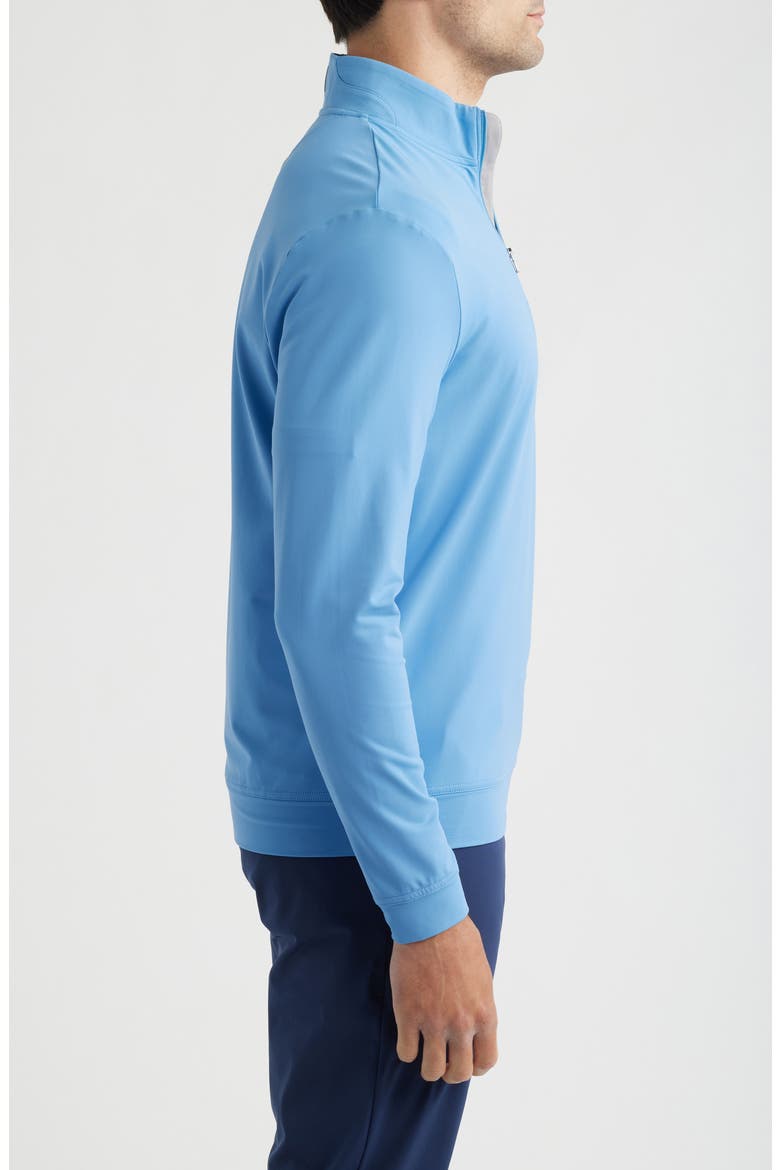 Motion Performance Quarter Zip Pullover, Alternate, color, SAILOR