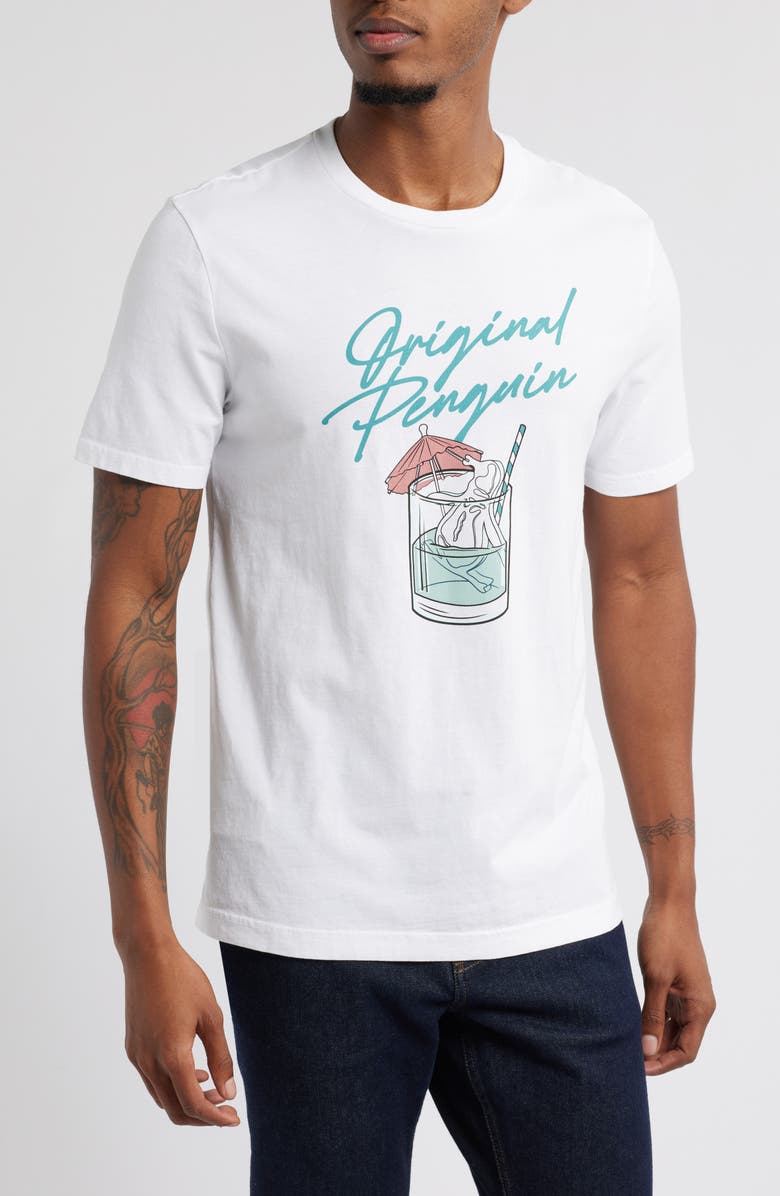 Original Penguin Ice Cube Pete Cotton Graphic T-Shirt, Main, color, 