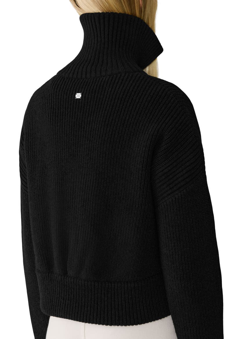 Noelle Rib Cardigan, Alternate, color, BLACK