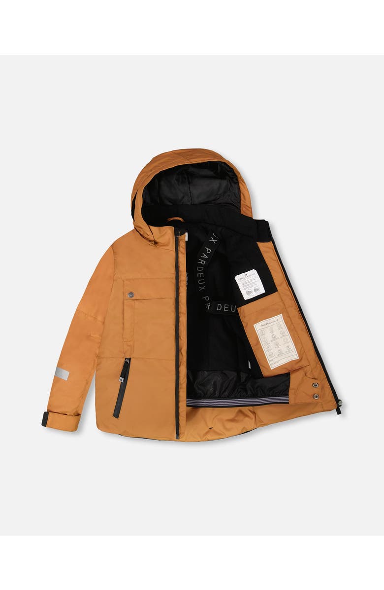 Deux par Deux Boy Two-Piece Teknik Snowsuit, Alternate, color, Black