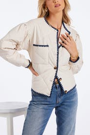 Bishop + Young Brooklyn Whipstitch Quilted Jacket