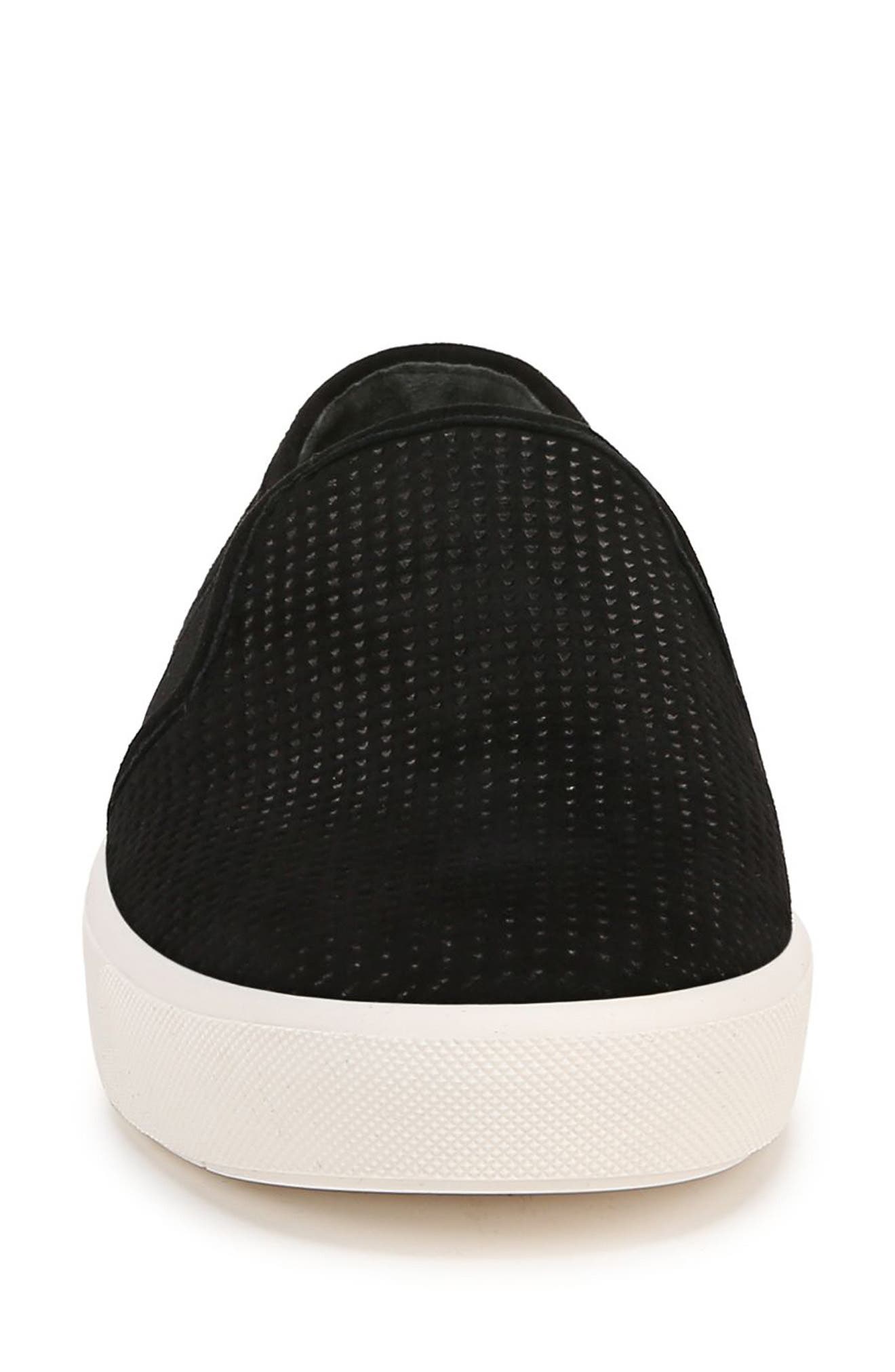 Vince Blair Slip-On Sneaker, Alternate, color, Black Perforated Suede
