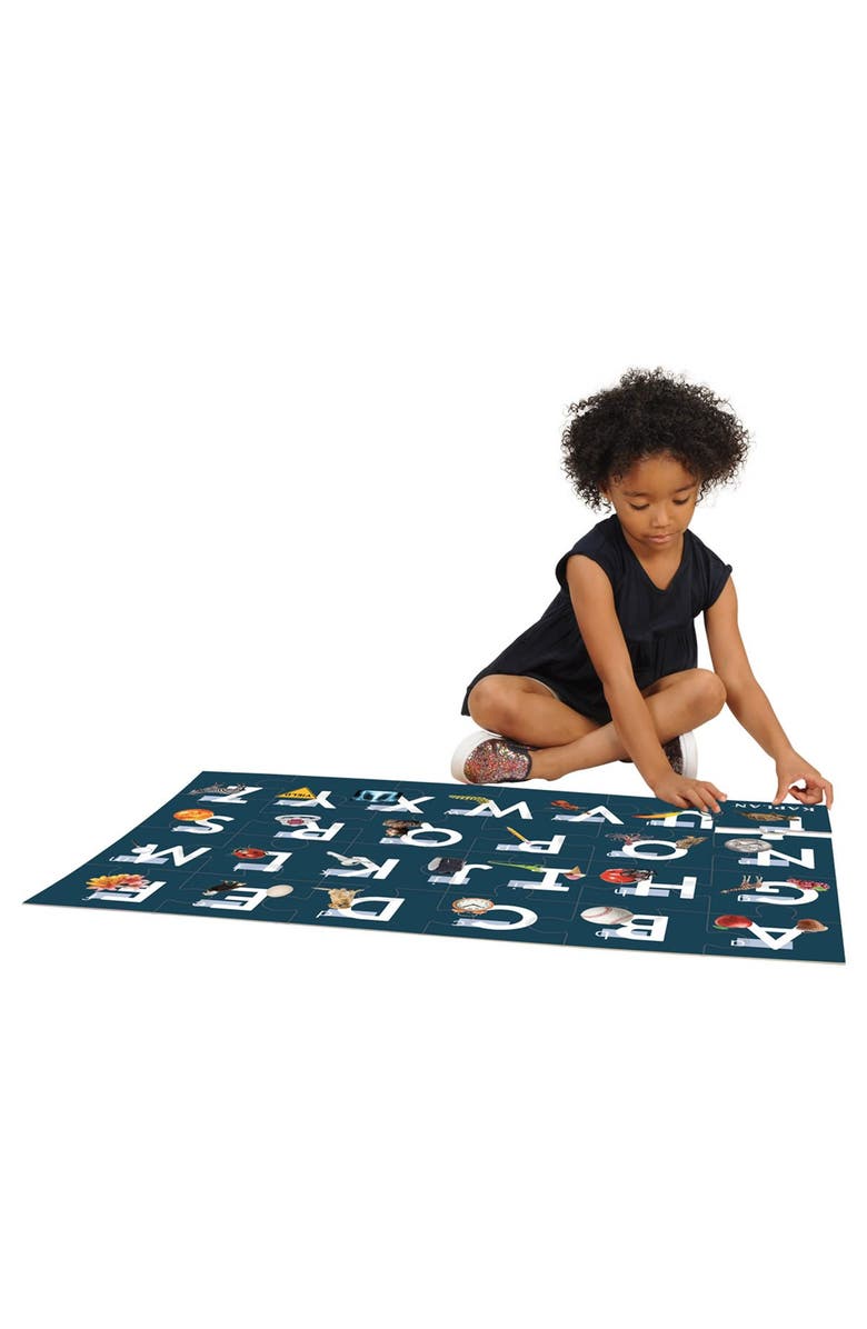 Kaplan Early Learning Company Alphabet Floor Puzzle - 24 Pieces, Alternate, color, Multicolored