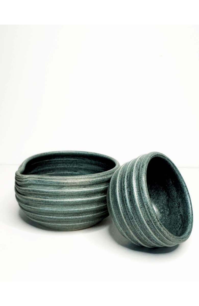 Mikkarbo Hunny Matcha Bowls - Set of 2, Alternate, color, Forest