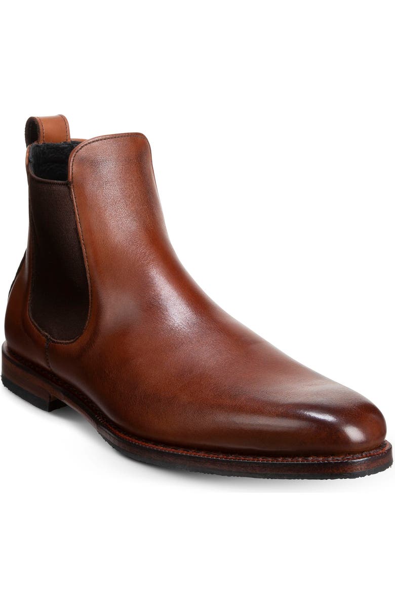 Allen Edmonds Liverpool Chelsea Boot, Main, color, Chili