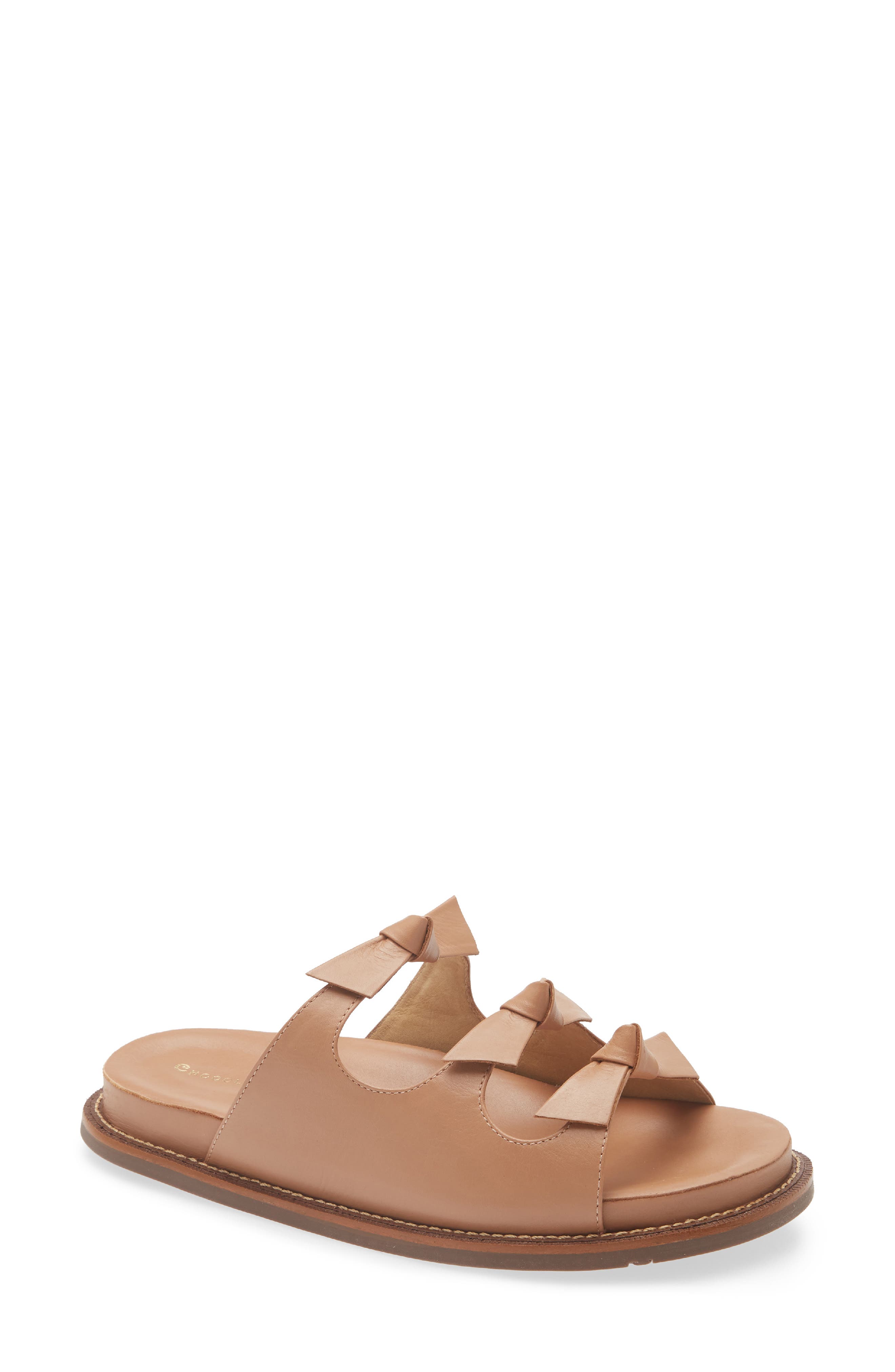 Chocolat Blu Zoya Slide Sandal, Main, color, Camel Leather