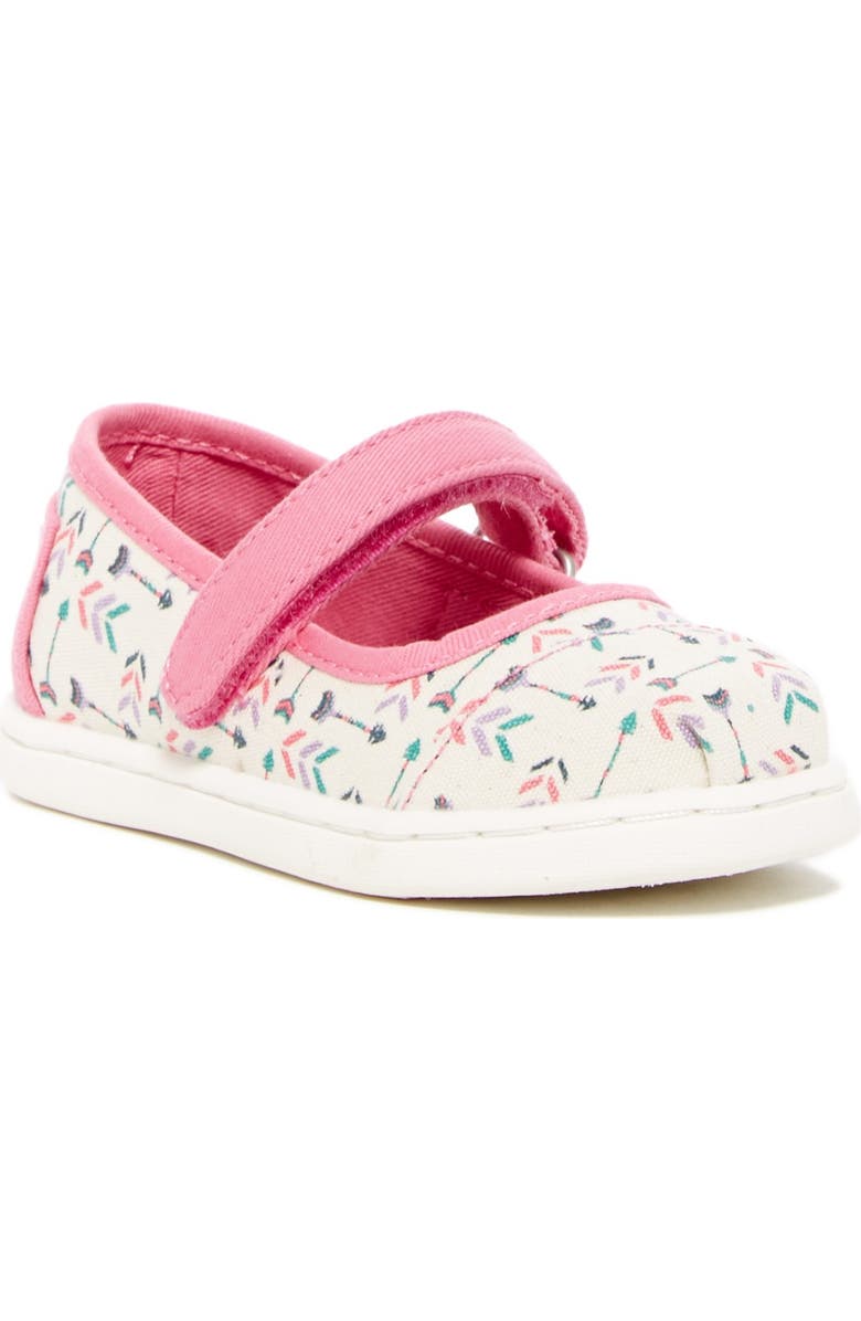 TOMS Arrow Print Mary Jane Flat, Main, color,