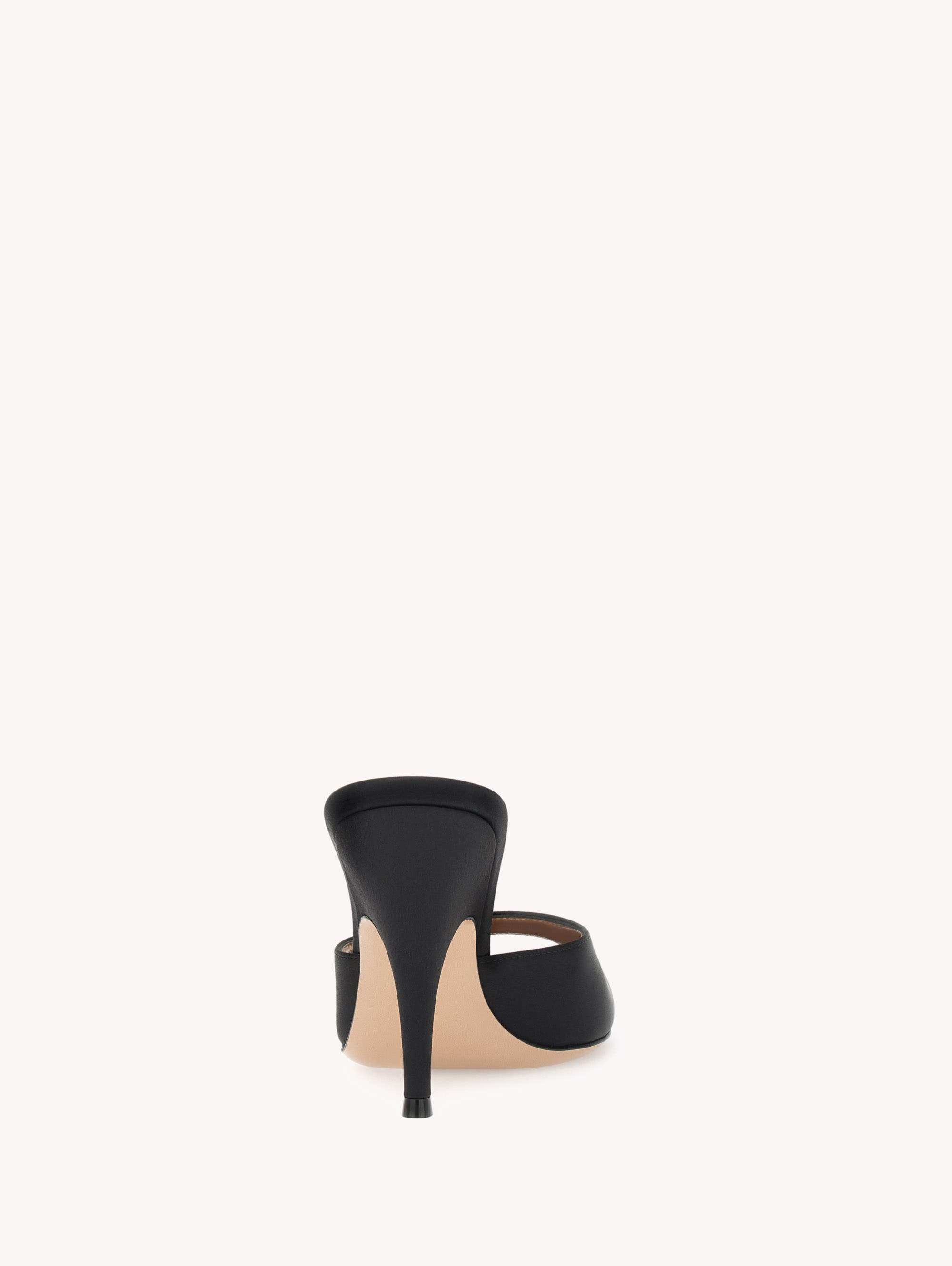 Sofia Mule 95 Mules, Alternate, color, Black Satin
