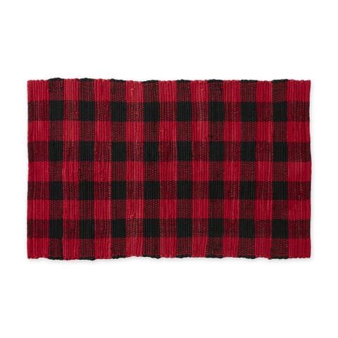 Buffalo Check Chindi Reversible Rug