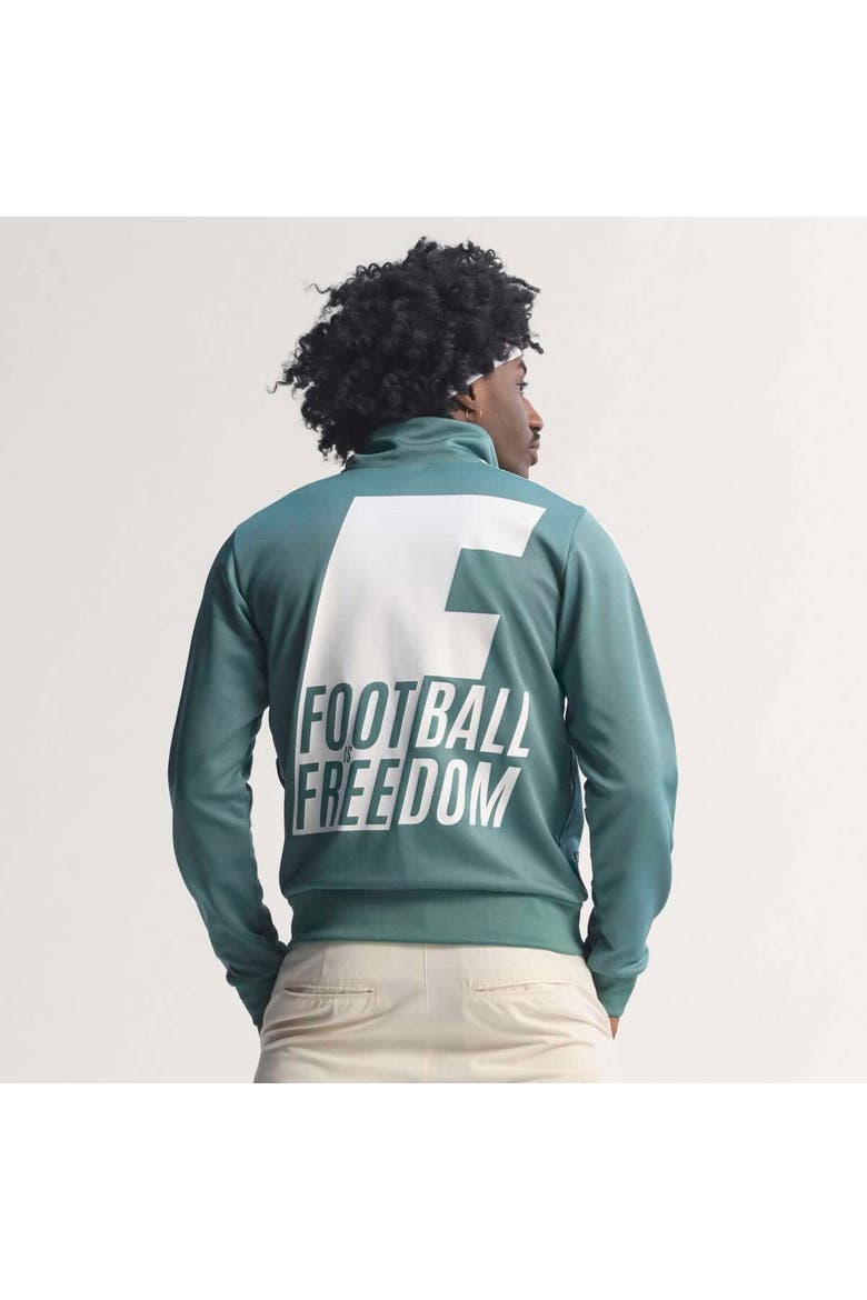 Men's adidas x Bob Marley Green Jamaica National Team Full-Zip Track Jacket, Alternate, color, Green