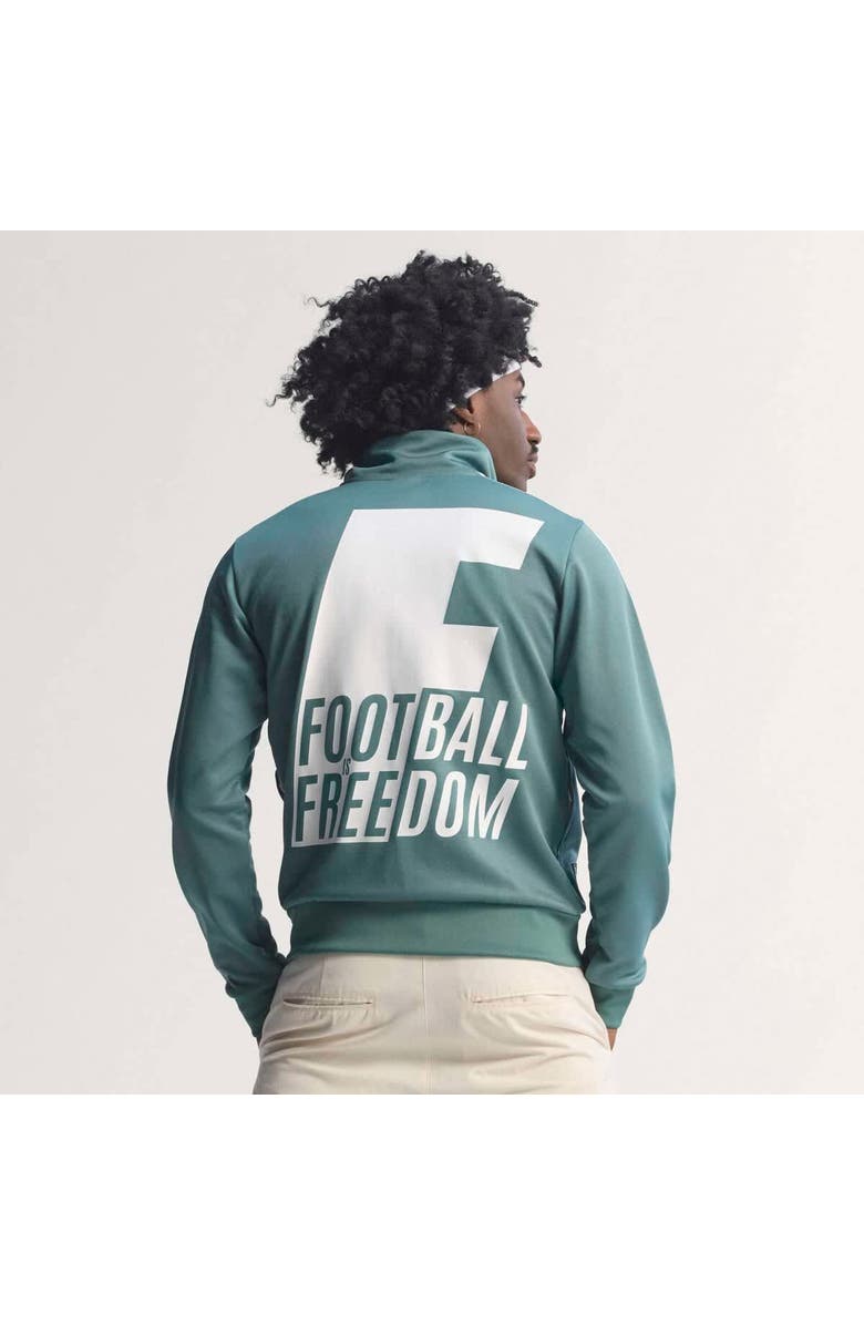 adidas Men's adidas x Bob Marley Green Jamaica National Team Full-Zip Track Jacket, Alternate, color, Green