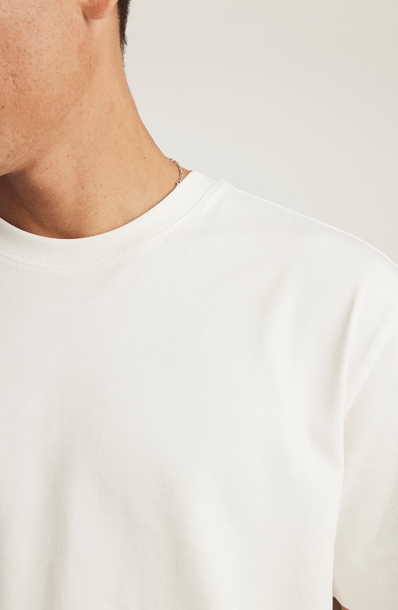 Mavi Jeans Relaxed Fit Cotton T-Shirt, Alternate, color, Antique White