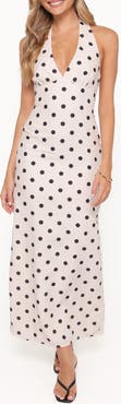 Petal & Pup Adora Polka Dot Halter Dress