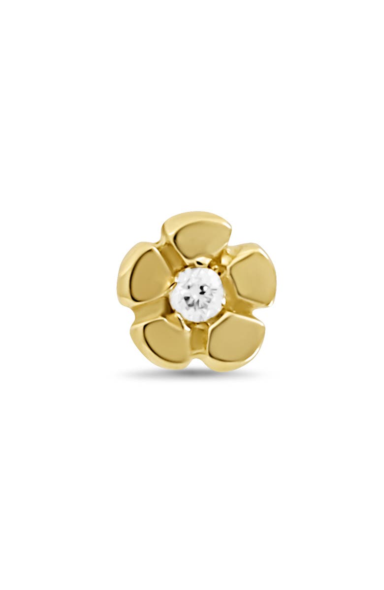 Bony Levy 18K Yellow Gold Diamond Flower Stud Earrings, Alternate, color,