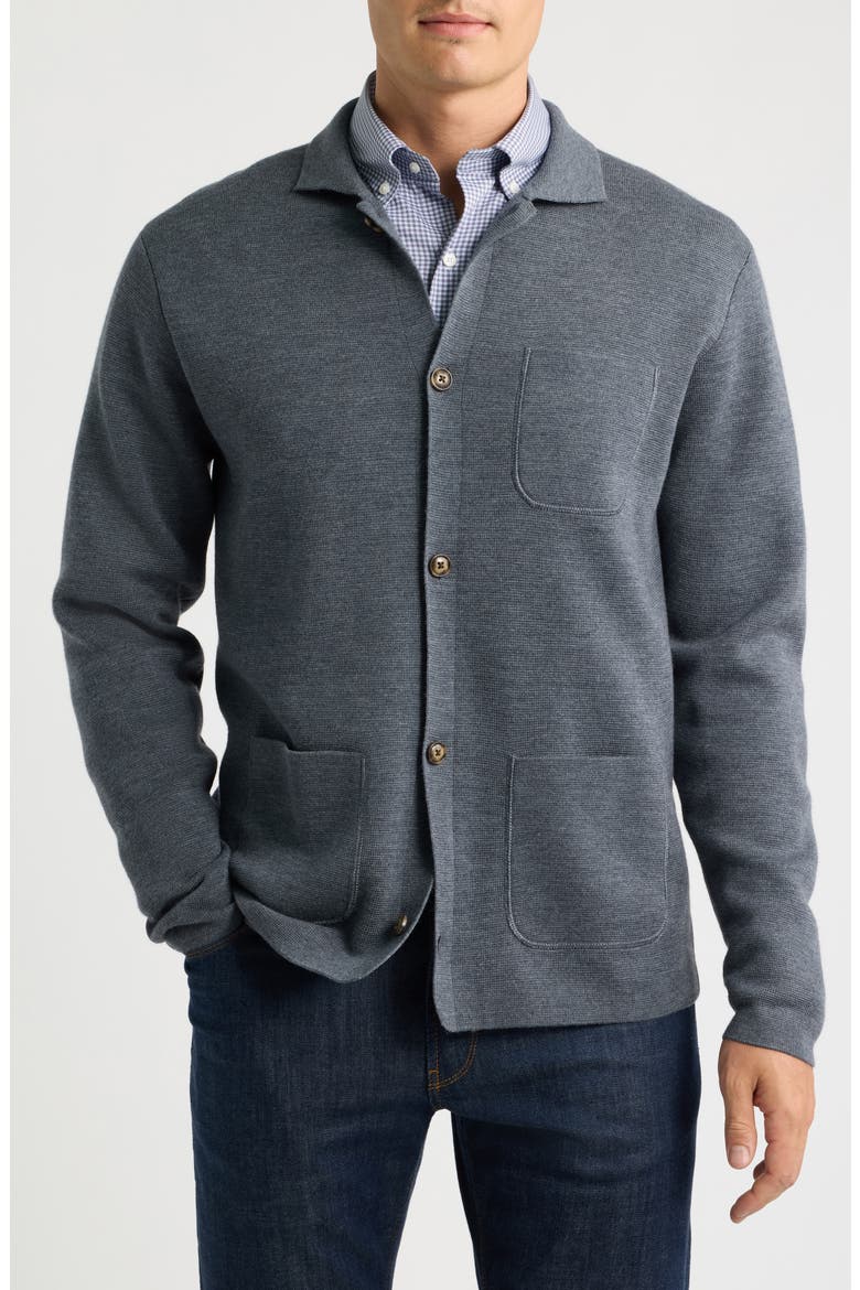 Autumn Crest Sweater Chore Coat, Alternate, color, CHARCOAL