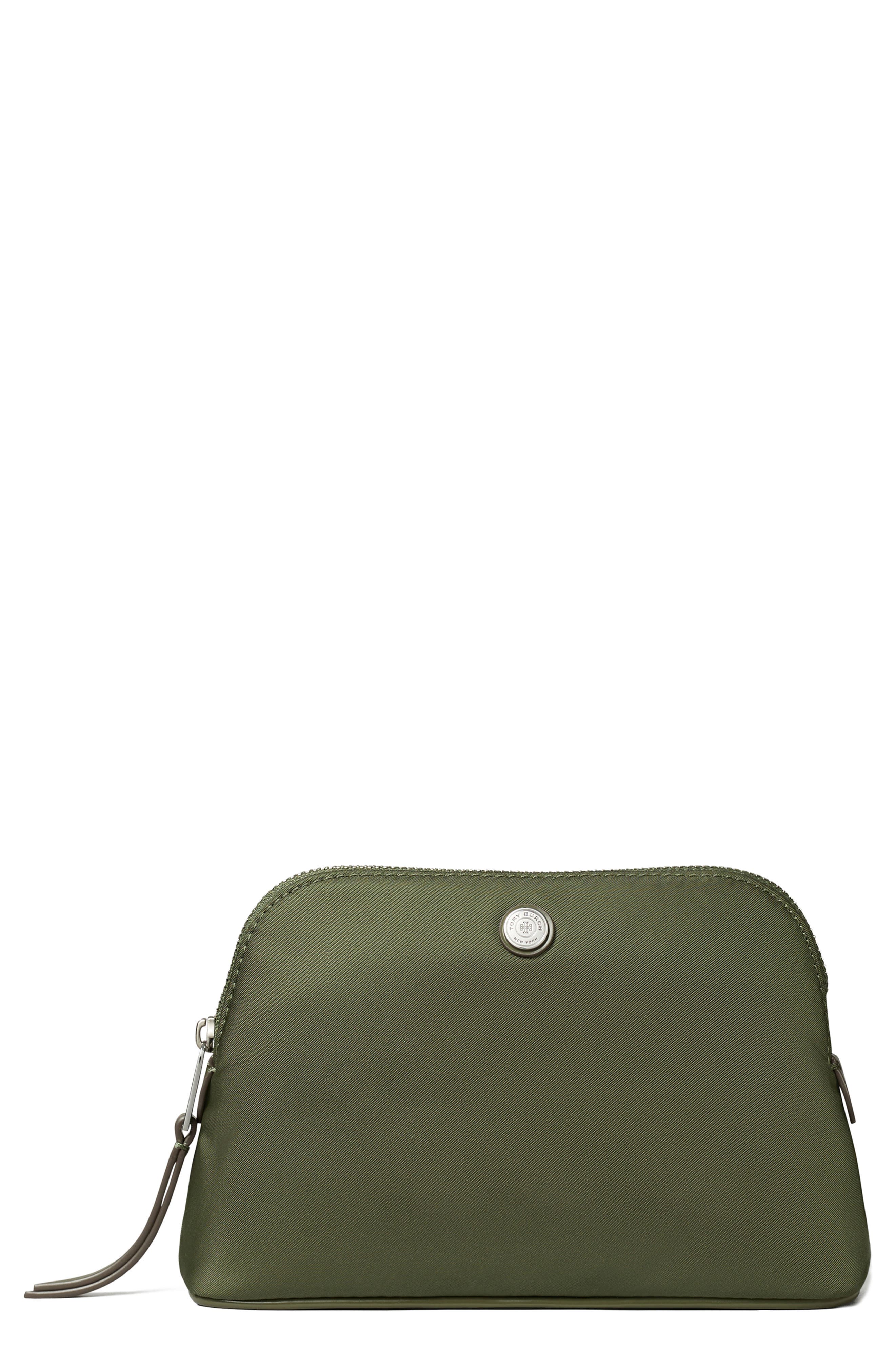 Tory Burch Small Dome Nylon Cosmetic Case