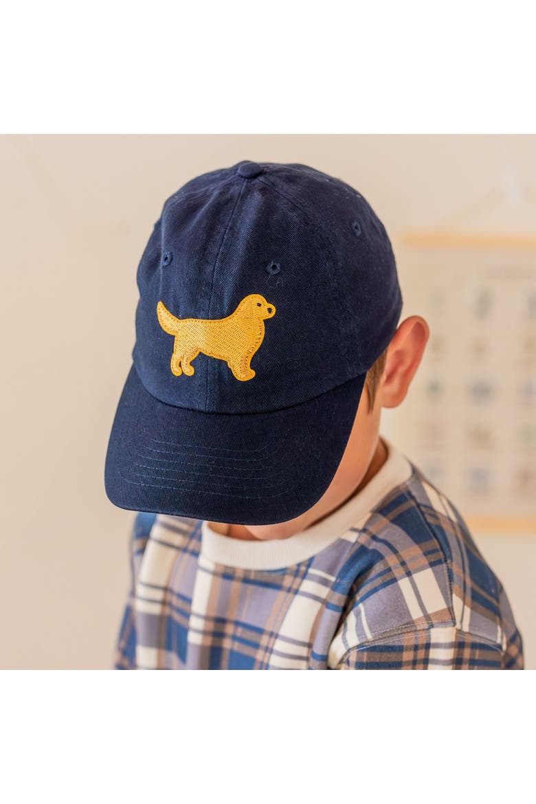 Vintage Pup Patch Baseball Hat, Alternate, color, Navy