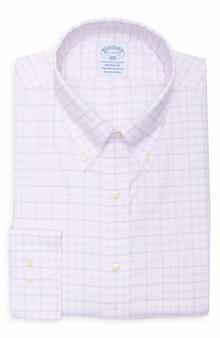 Brooks Brothers Regular Fit Non-Iron Stretch Cotton Oxford Dress Shirt