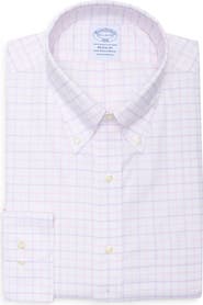 Brooks Brothers Regular Fit Non-Iron Stretch Cotton Oxford Dress Shirt