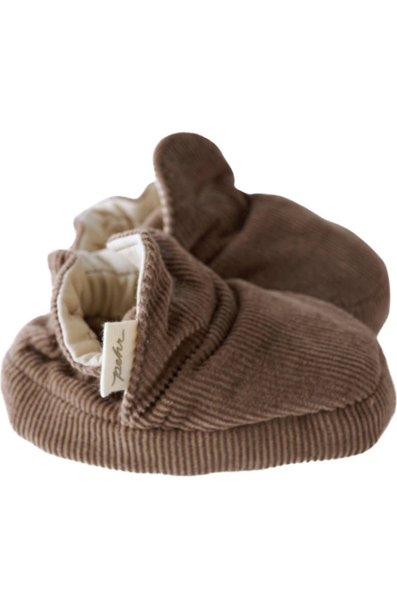 Pehr Organic Cotton Corduroy Bootie, Alternate, color, Portobello