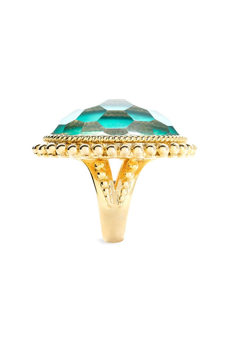 Oval Doublet Ring (Nordstrom Exclusive), Alternate, color, TEAL MOTHER OF PEARL