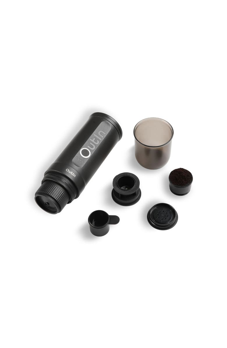OutIn Nano Portable Electric Espresso Machine Travel Kit, Alternate, color, Space Grey