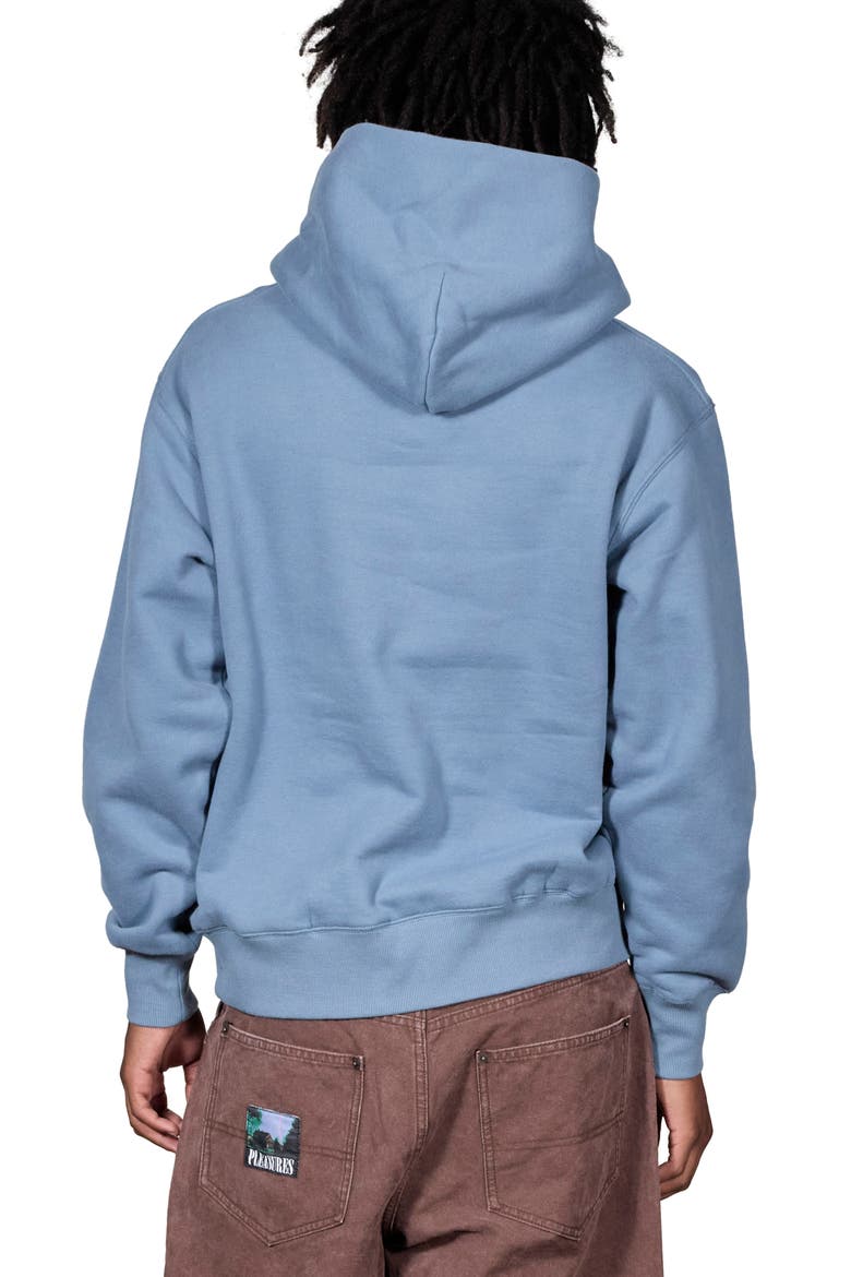 Dynamic Embroidered Cherubs Pullover Hoodie, Alternate, color, SLATE