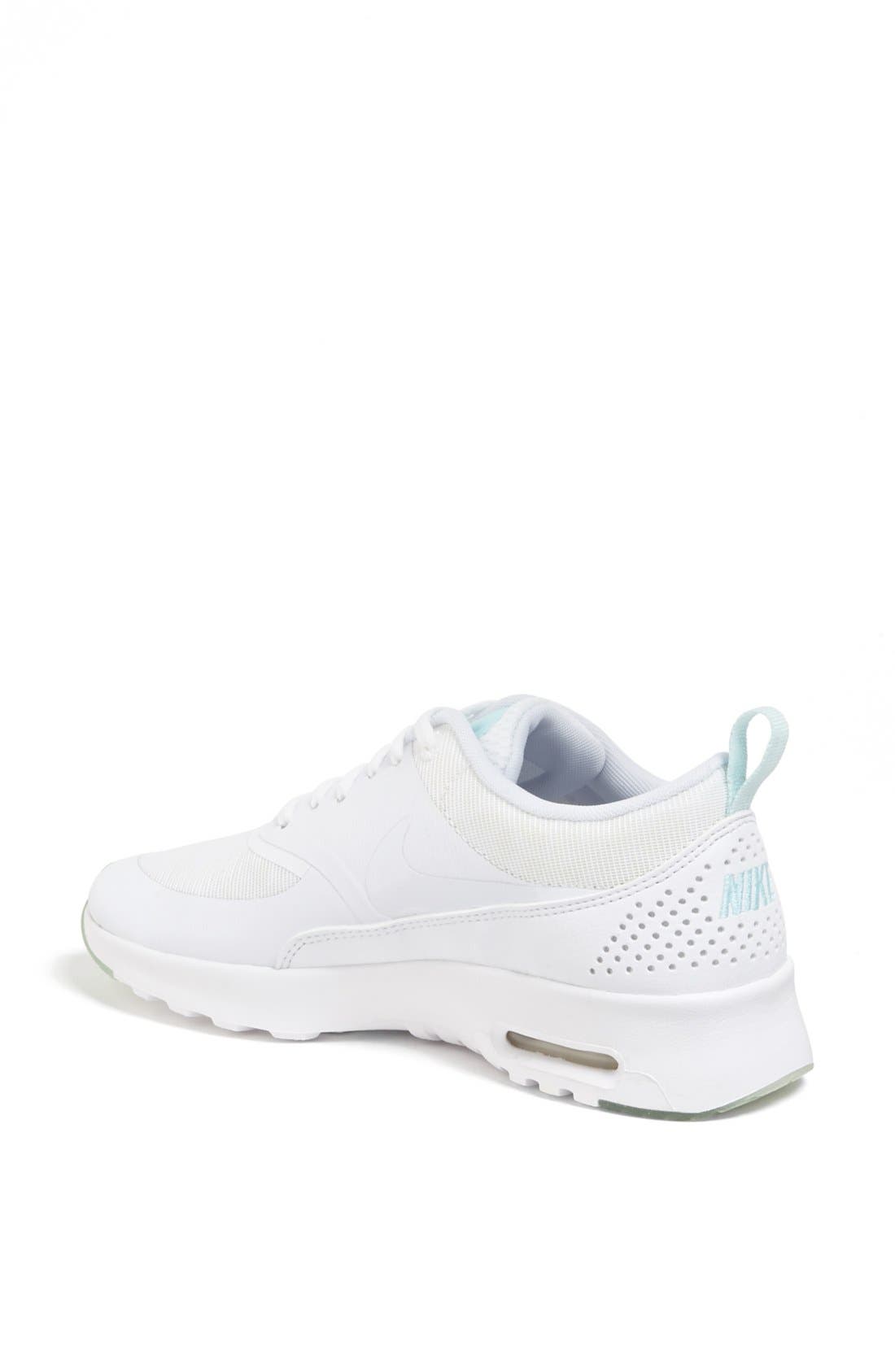 Air Max Thea Sneaker, Alternate, color, WHITE/ CANDY WHITE