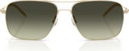 Oliver Peoples Clifton 58mm Gradient Rectangular Sunglasses