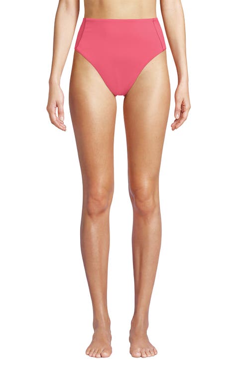 Tugless QuickDry High Waisted High Leg Bikini Bottoms