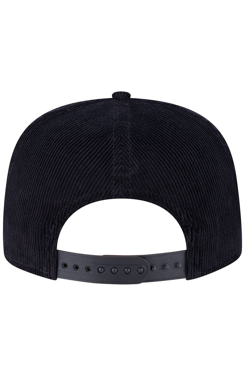 New Era Men's New Era Black Washington Nationals Corduroy Filigree Golfer Adjustable Hat, Alternate, color, 