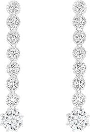 Bearfruit Jewelry Celeste Tennis Earrings Sparkly Dainty Trendy Statement Piece