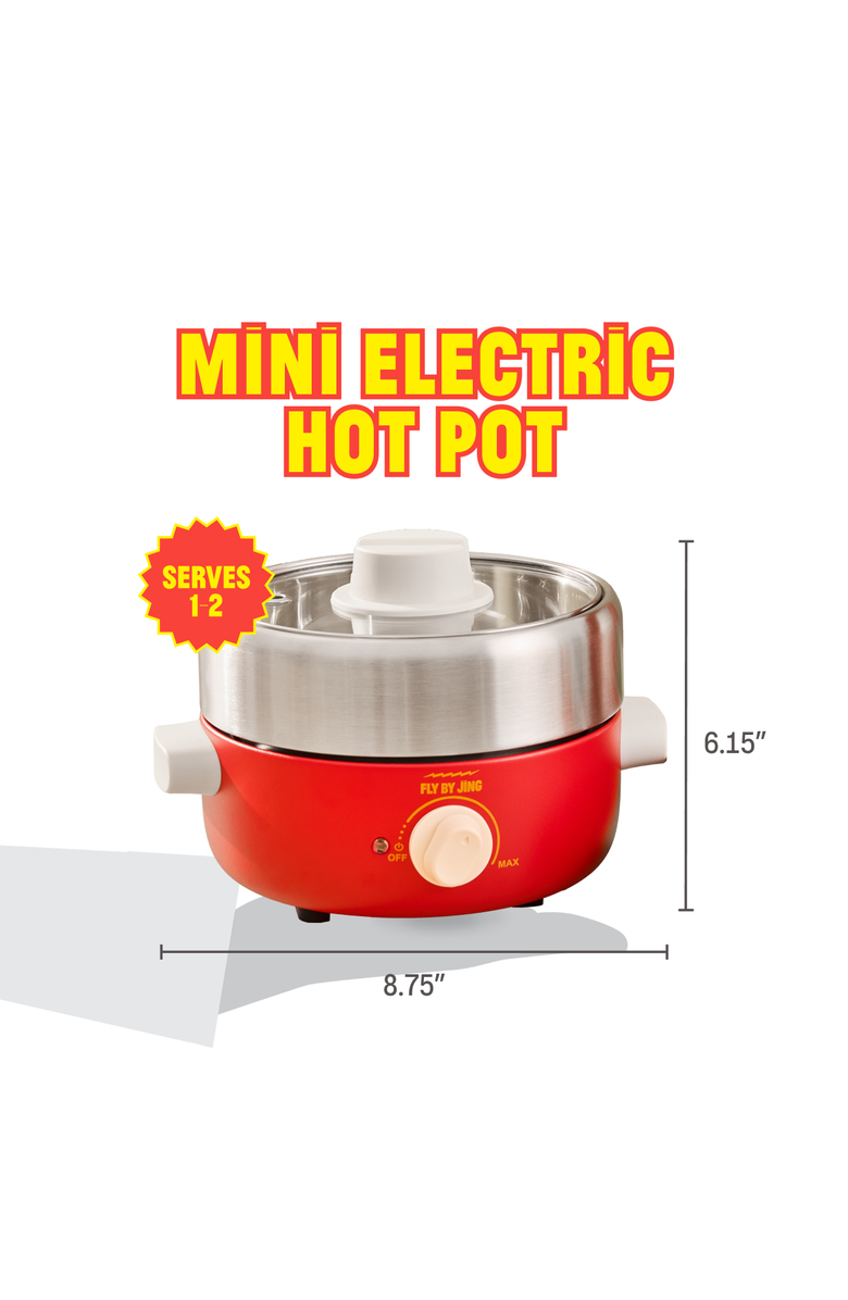 Fly by Jing Mini Hot Pot Set, Alternate, color, Red