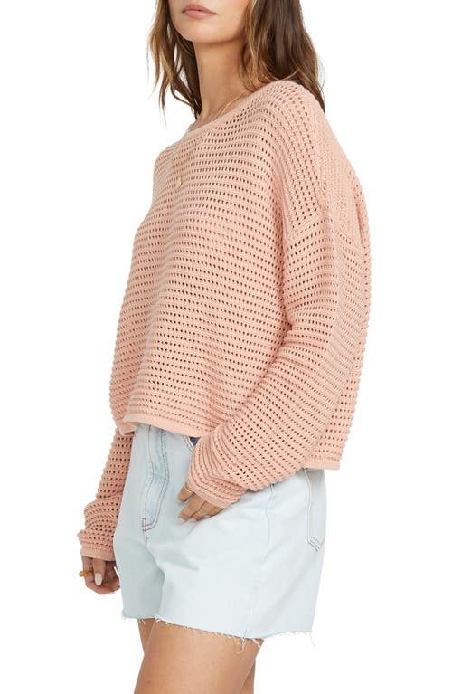 BILLABONG BILLABONG DAYBREAK OPENWORK COTTON SWEATER 