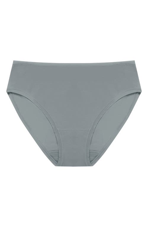 Natori Bliss Bare Cotton Hipster Briefs In Green