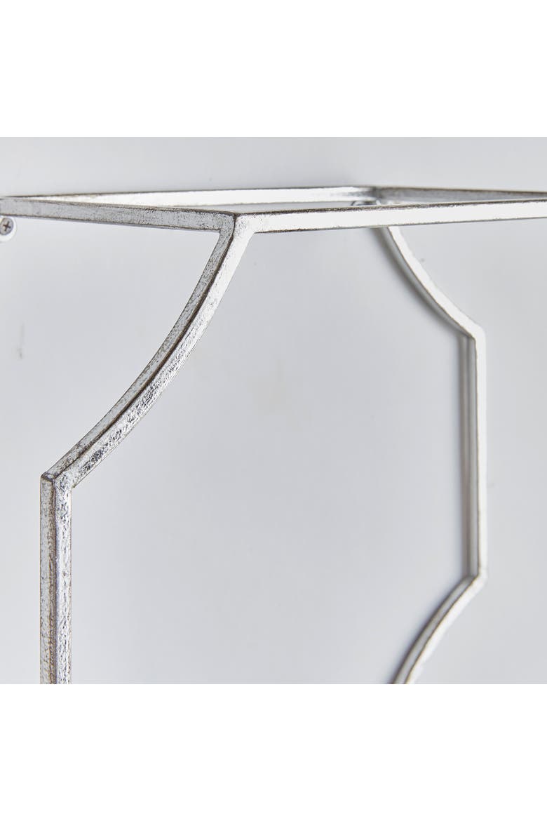 Hudson Mirrored Wall Shelves Set of 3, Alternate, color, Silver