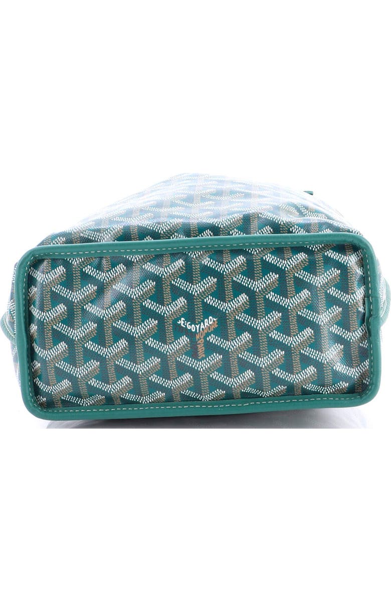 Pre-Owned Goyard Anjou Reversible Tote Coated Canvas Mini, Alternate, color, Green