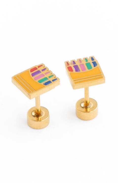 Crayon Stud Earrings