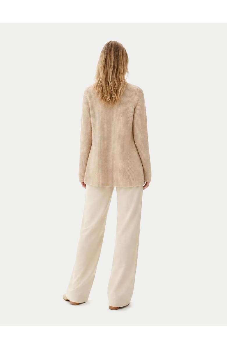 GOBI Mongolian Cashmere Cashmere Sweater with Side Zippers, Alternate, color, Warm Grey