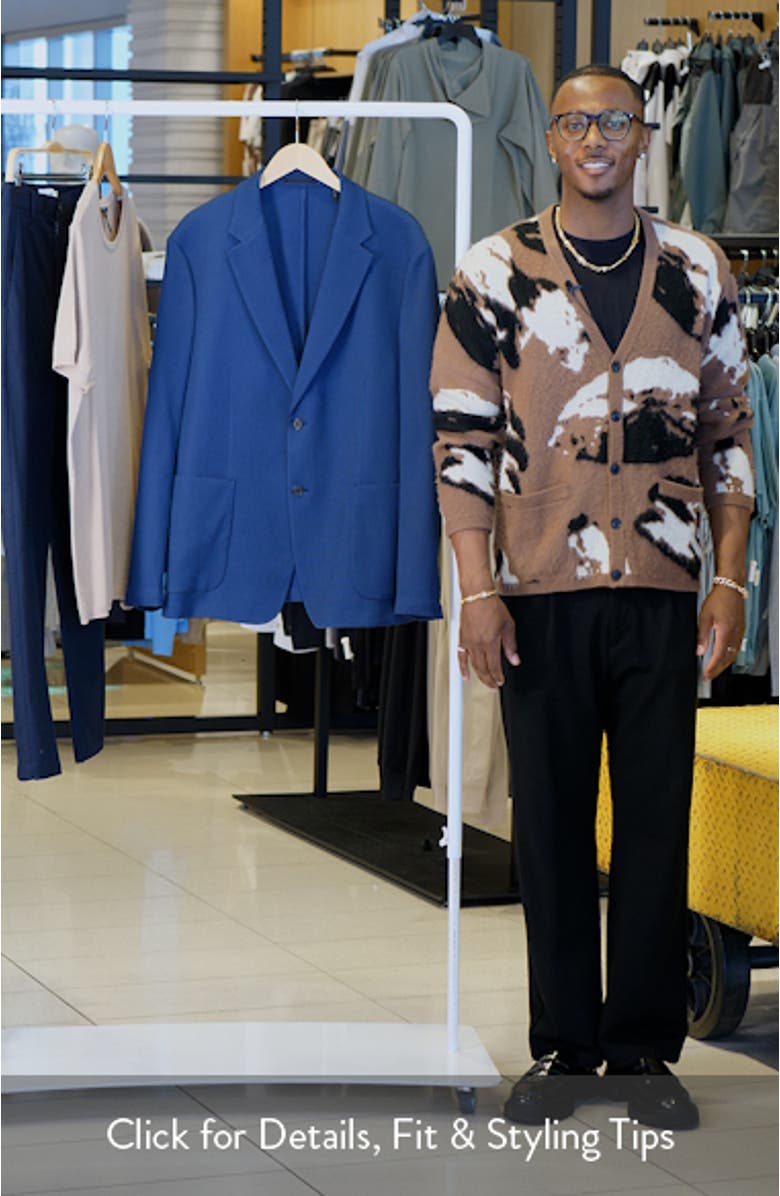 Clinton Textured Wool Blend Sport Coat, sales video thumbnail